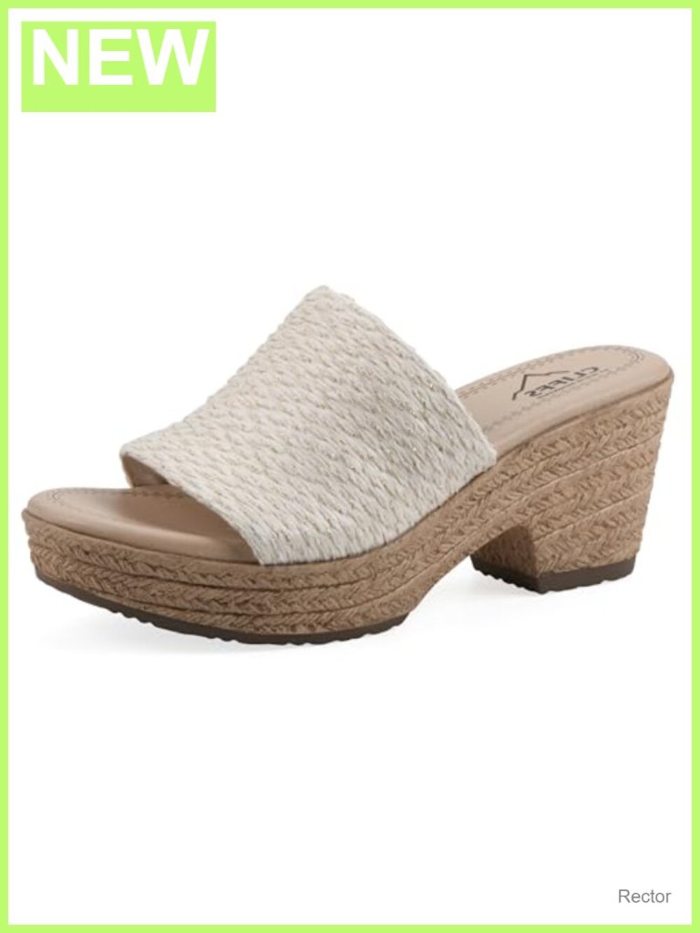 Cushioned Biancia Platform Sandal Textile Slip On